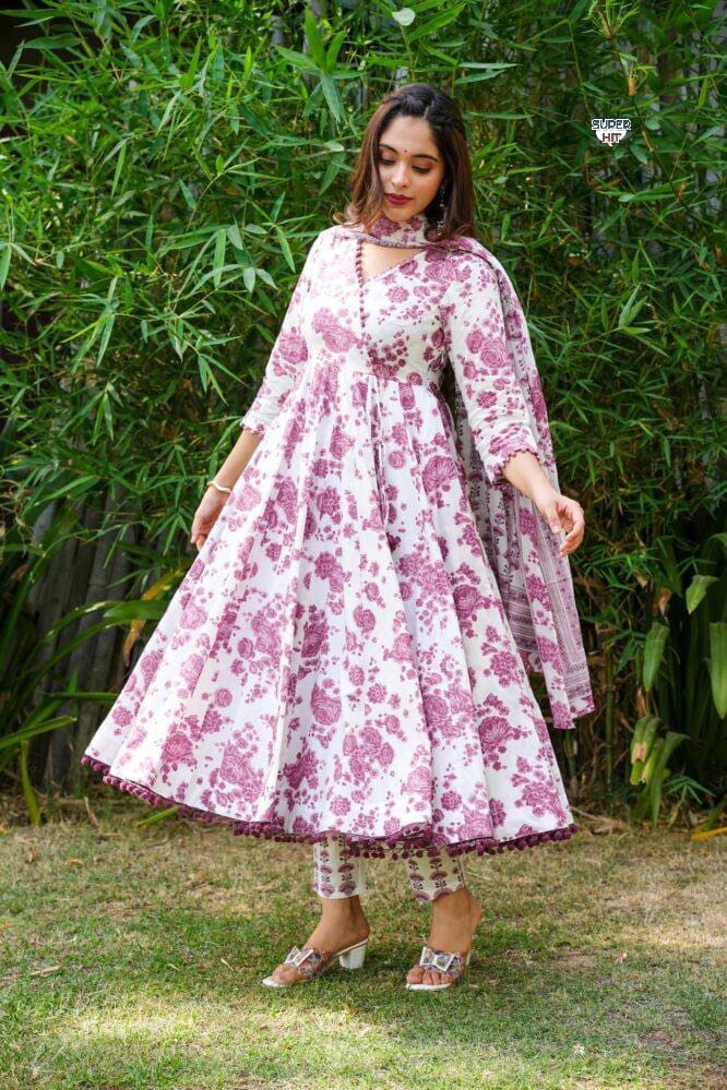Kalaai Rayon Cotton Printed Kurti With Bottom Dupatta Wholesale Online

